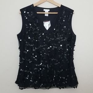 Sequined NWT Worthington Women's Top
